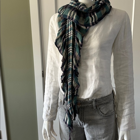 Sambar Smocked Rayon Scarf - Picture 3 of 7